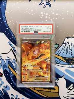 Pokemon TCG Charizard EX XY121 Black Star Promo 2016 PSA 2 - Image 1