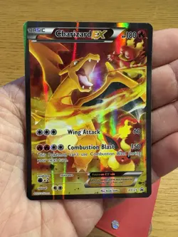 Pokemon TCG Charizard EX XY121 Black Star Promo Holo Card 2016 Near Mint - Image 1