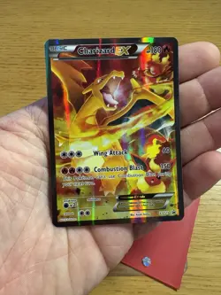 Pokemon TCG Charizard EX XY121 Black Star Promo Holo Card 2016 Near Mint - Image 2