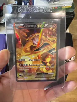 Pokemon TCG Charizard-EX XY121 Promo Card FOIL Near Mint - Image 1