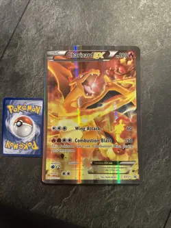 Pokemon TCG Charizard EX 2016 XY121 Jumbo Black Star Promo Card - Image 1