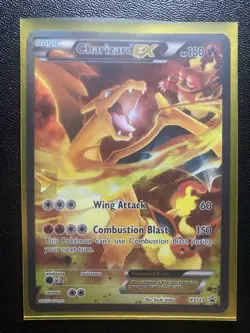 Pokemon TCG Charizard EX Rare Full Art 2016 Black Star Promo XY121 Est grade 8.5 - Image 3