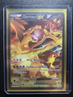 Pokemon TCG Charizard EX Rare Full Art 2016 Black Star Promo XY121 Est grade 8.5 - Image 5