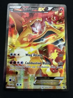 Pokemon TCG Charizard EX XY121 Black Star Promo Lightly Played - Image 1