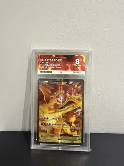 ACE 8 Pokemon TCG Charizard EX XY121 Black Star Promo Holo Card 2016 - Image 1