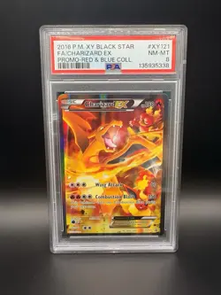 Pokemon TCG Black Star Promo Charizard EX PSA 8 #XY121 Full Art - Image 1