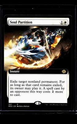 2022 MTG Magic the Gathering BRO The Brothers War Extended Art Soul Partition - Image 1
