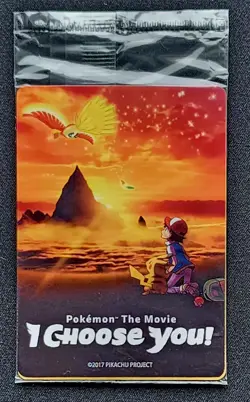 Pokemon the Movie I Choose You Promo Card Pack SM109 SM112 SM113 Ash's Pikachu - Image 1