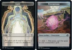 10 Token Cards - COPY / POWERSTONE - Commander: The Brothers' War - Magic MTG - Image 1