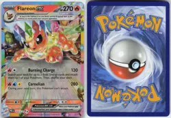 FLAREON EX 014/131 DOUBLE RARE PRISMATIC EVOLUTIONS POKEMON HOLO NM - Image 3