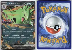 TYRANITAR EX (PRISMATIC EVOLUTIONS STAMP) 064/131 HOLO POKEMON HOLO NM - Image 3