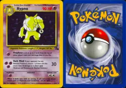 HYPNO 8/62 HOLO RARE FOSSIL POKEMON UNLIMITED HOLO LP - Image 1