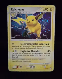 Pokemon TCG - RAICHU - 15/123 - HOLO - RARE - MYSTERIOUS TREASURES 2007 - HP/MP - Image 1