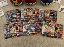 Pokemon TCG PokeBall Tins + Box + Display Case + Opened Contents 18 Packs! Used - Image 4