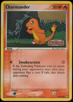 Charmander 48/108 Pokemon TCG Power Keepers Holo Common Stamped - Image 1