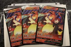 Pokemon Celebrations Lance's Charizard V Oversized Jumbo Promo SWSH133 NM SWSH - Image 1