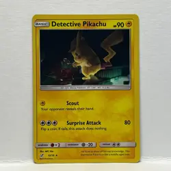 2019 Pokemon Detective Pikachu Holo Rare Basic 10/18 English - Image 1