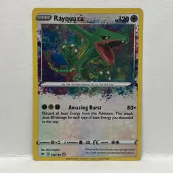 2020 Pokemon Rayquaza Amazing Rare 138/185 Vivid Voltage - Image 1