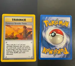 Pokemon Breeder Fields 62/64 Uncommon Neo Revelation Pokemon Moderately Played - Image 3