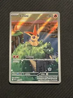 Victini SVP 208 Illustration Rare Black Star Promo Pokemon TCG 2025 - NM - Image 1