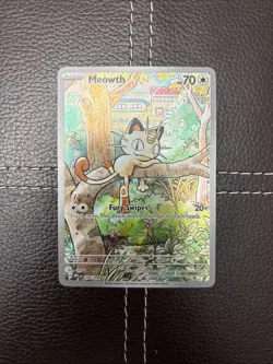 Pokemon TCG - Meowth - 106/094 - Phantasmal Flames - NM Illustration Rare (2025) - Image 1