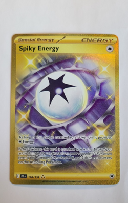 Pokemon 2025 Journey Together Spiky Energy 190/159 Gold Full Art Hyper Rare NM - Image 1