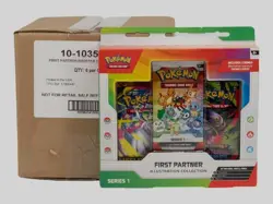 Pokemon First Partner Series 1 Illustration Collection Factory Sealed Case - Image 1