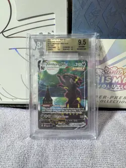 Pokemon Umbreon VMAX 215 Evolving Skies BGS 9.5 Alternative Art Single Strike - Image 1