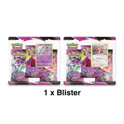 Pokemon - Fusion Strike 3 Pack Booster Blister (Eevee OR Espeon) - EN NEU & OVP - Image 1