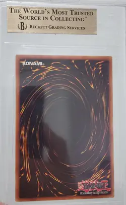 Dark Magician SDY BGS 9.5 Quad+ MAX FADED 1.5 Wavy Print Ultra Rare Yugioh 2002 - Image 5