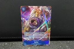 Issho EB04-002 Rare Alt Art The Azure Sea's Seven Blue Foil Blue - Image 1