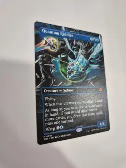 MTG Edge of Eternities: Quantum Riddler, Borderless, Regular Card #305 M - Image 3