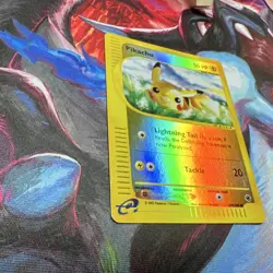 Pikachu 124/165 Expedition Base Set Reverse Holo Pokemon Card 50 HP Common 2002 - Image 5