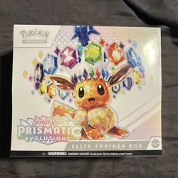 Pokemon TCG Scarlet & Violet Prismatic Evolutions Elite Trainer Box ETB Card - Image 1