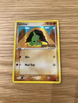 NM! Larvitar (51/101) EX Dragon Frontiers Stamped Reverse Holo Pokemon Card! - Image 1