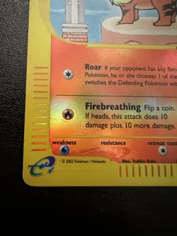 Pokemon Card Growlithe 80/147 Aquapolis Reverse Holo Vintage WOTC LP 2002 - Image 5