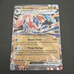 Pokemon Greninja ex 106/167 METAL card - Twilight Masquerade Promo - Image 1
