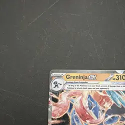 Pokemon Greninja ex 106/167 METAL card - Twilight Masquerade Promo - Image 2