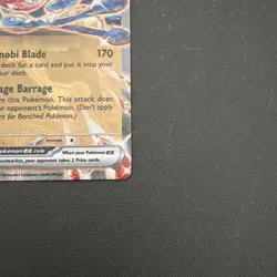 Pokemon Greninja ex 106/167 METAL card - Twilight Masquerade Promo - Image 5