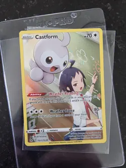 Castform TG11/TG30 Trainer Gallery Lost Origin Pokemon Card NEAR MINT NM - Image 1