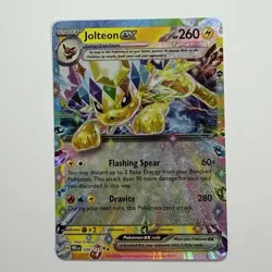Pokemon TCG Jolteon EX 30/131 Prismatic Evolutions Double Rare Holo Card NM - Image 1