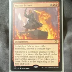 Magic: The Gathering Molten Echoes Enchantment Card Crimson Vow 148 Red 2021 - Image 1