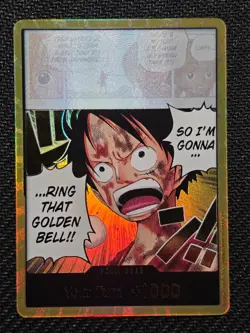 DON!! Card (Luffy) (Gold) Adventure on Kami's Island Foil OP15 - Image 1