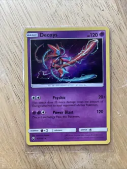 Deoxys 67/168 Holo Rare - Celestial Storm SM7 Pokemon Card - Image 1