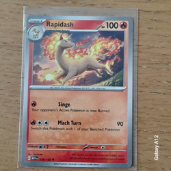 Pokemon Card Rapidash 078/165 Scarlet & Violet Pokemon 151 - Image 1