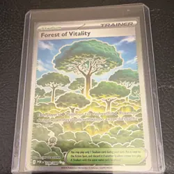 Pokemon Forest of Vitality Trainer-Stadium Regular POR 109/088 English Card 2026 - Image 1