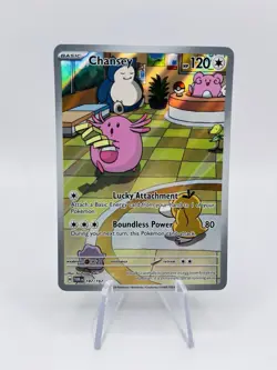 Pokemon Tcg Chansey 187/167 Sv06 Twilight Masquerade Illustration Rare - Image 1
