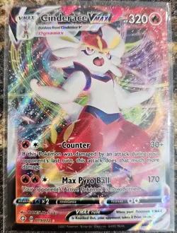 Pokemon 2021 Shining Fates Cinderace VMAX 19 NM or better - Image 1