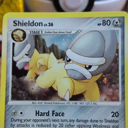 Pokemon Shieldon DP08 Promo Holo Diamond and Pearl Trading Card - Image 2