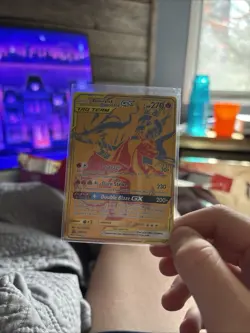 Pokemon Reshiram & Charizard GX TAG TEAM Black Star Promo Holo SM247 English - Image 1